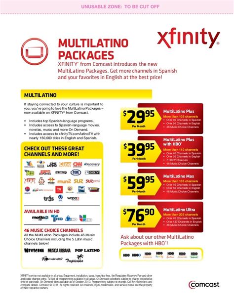 tv and internet packages xfinity.